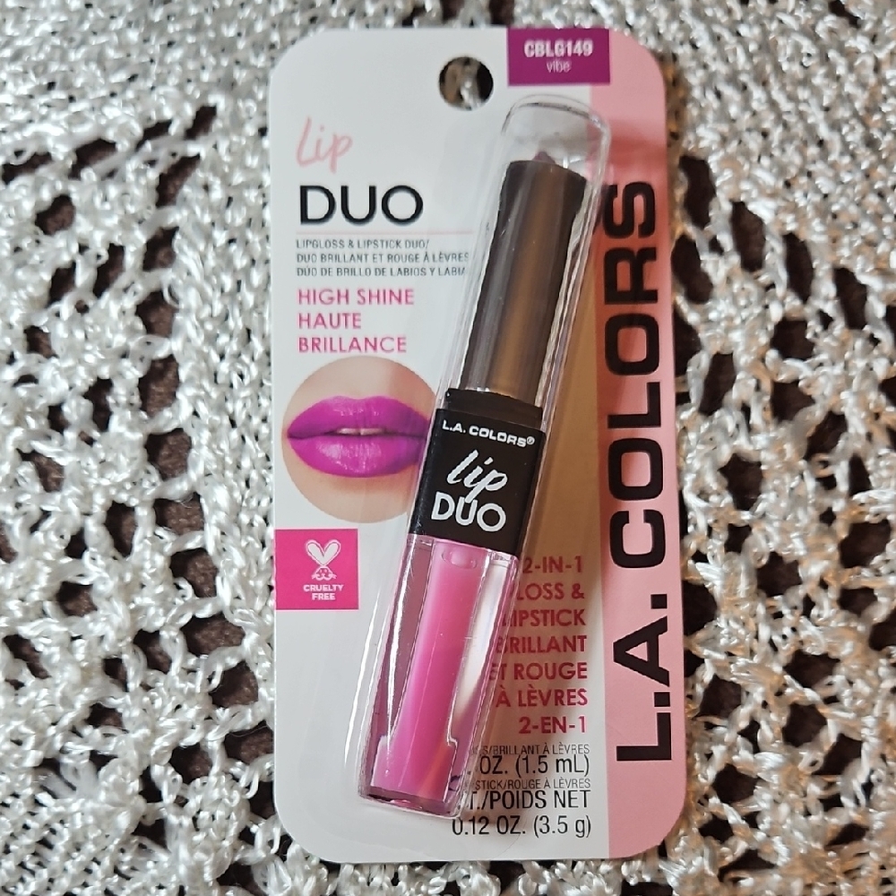 L.A. Colors Lip Duo - Vivid Pink